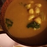 ひよこ豆とかき菜のインドカレー